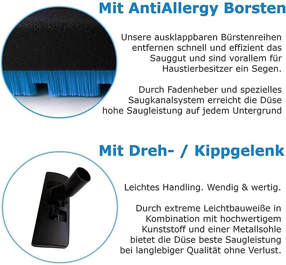 Staubsaugerdüse kompatibel mit Ersatzteil für Makita P-70465 VC2511 VC2010L VC3511L VC2512L VC3011L
