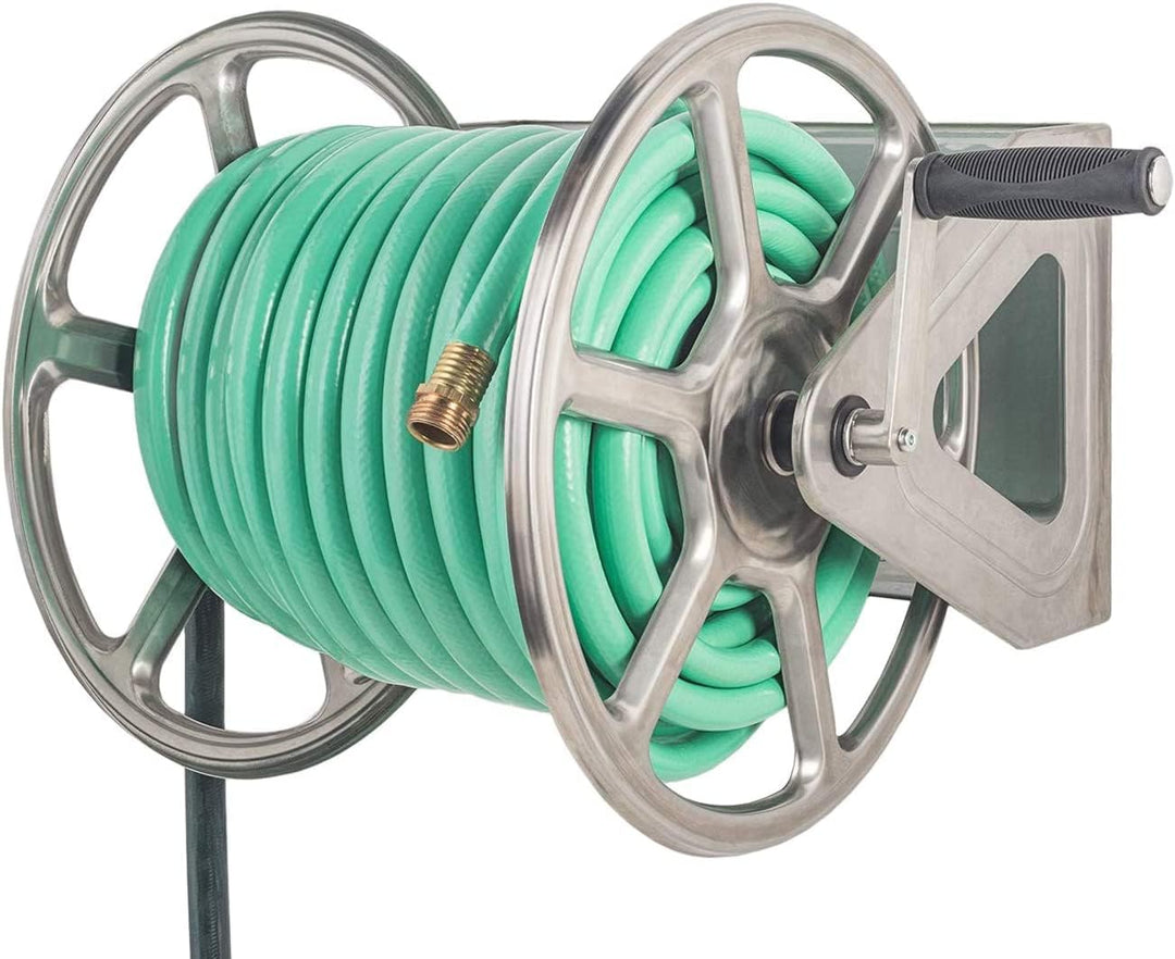 Liberty Garden Products Schlauchtrommel Edelstahl 709-S2 Edelstahl Schlauchtrommel, Edelstahl Schlau