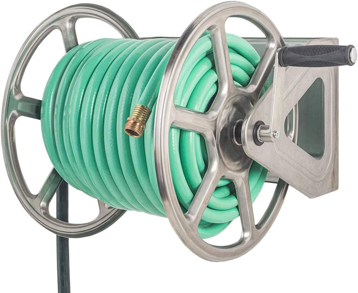 Liberty Garden Products Schlauchtrommel Edelstahl 709-S2 Edelstahl Schlauchtrommel, Edelstahl Schlau