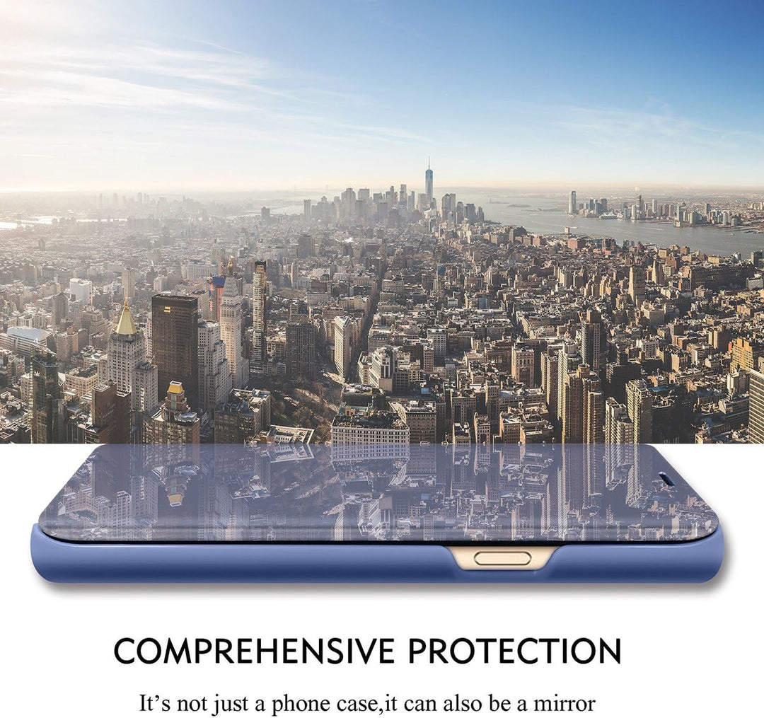 für Samsung S20 FE Hülle Clear View Spiegel Handyhülle für Samsung Galaxy S20 FE Flip Case Handytasc