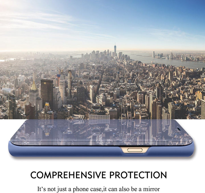 für Samsung S20 FE Hülle Clear View Spiegel Handyhülle für Samsung Galaxy S20 FE Flip Case Handytasc