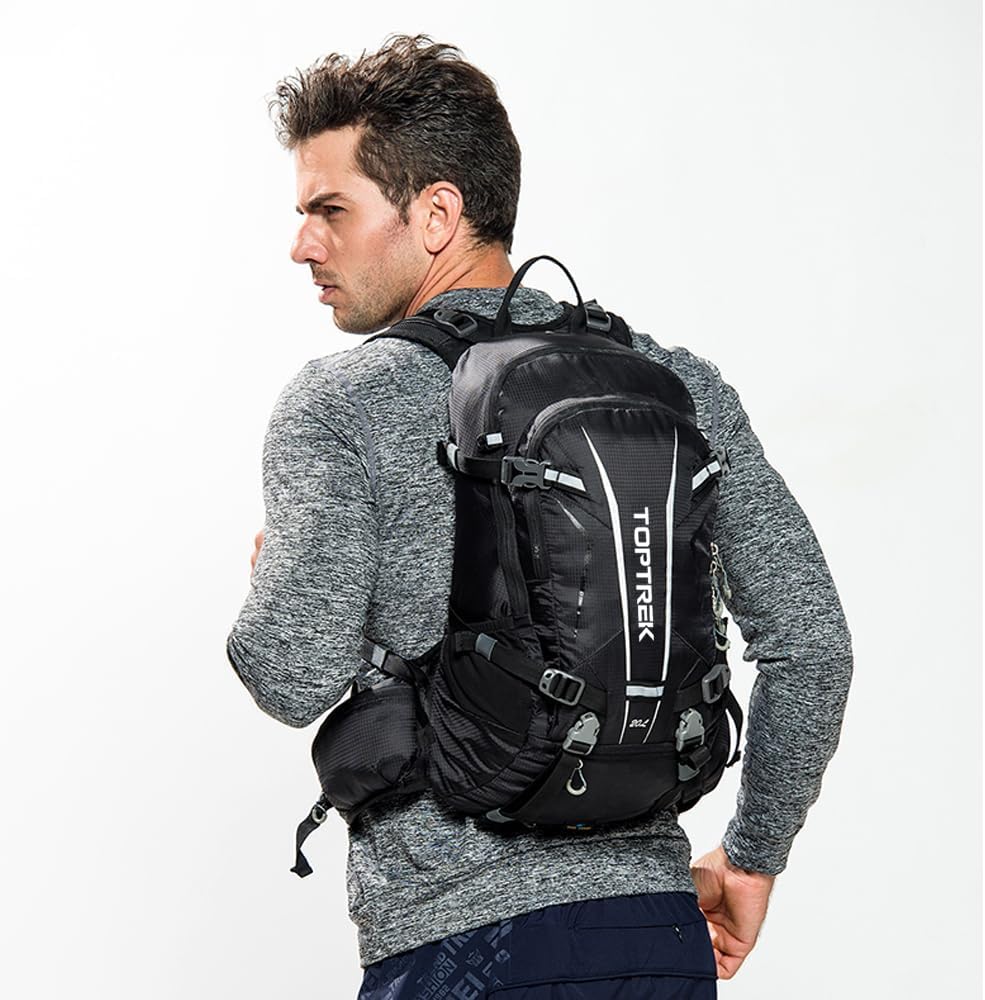 toptrek Fahrradrucksack Wasserdicht 20L,Ultraleicht Rucksack für Damen &amp; Herren,Fahrrad Rucksack mit
