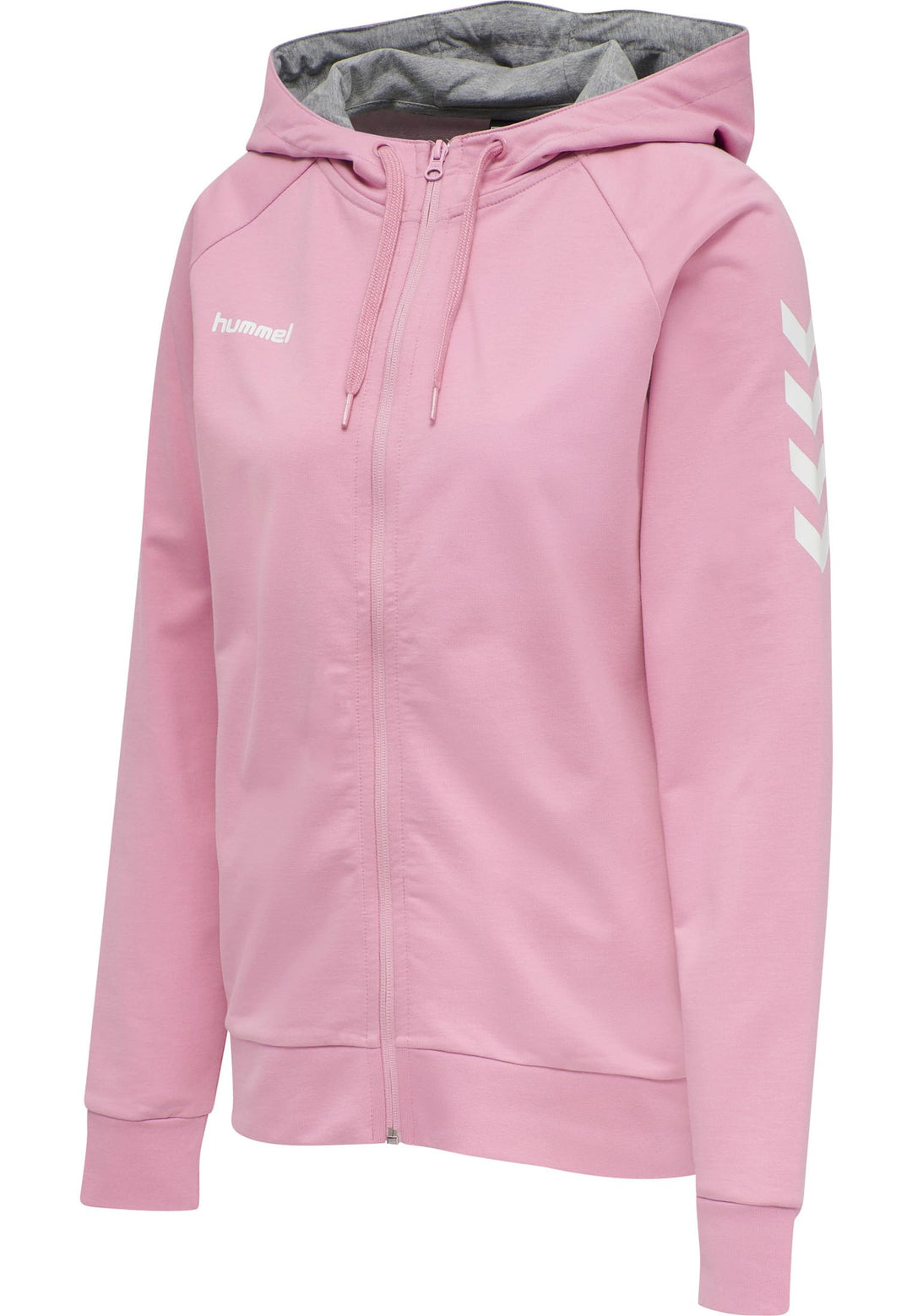 hummel Hmlgo Zip Hoodie Damen Multisport Hoodie XS Cotton Candy, XS Cotton Candy