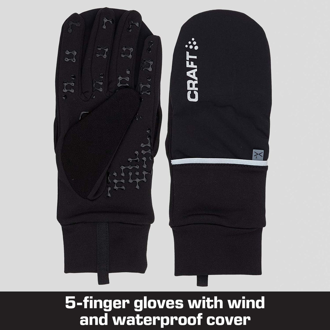 Craft Craft3 Acc Hybrid Weather Handschuhe 12 Schwarz, 12 Schwarz