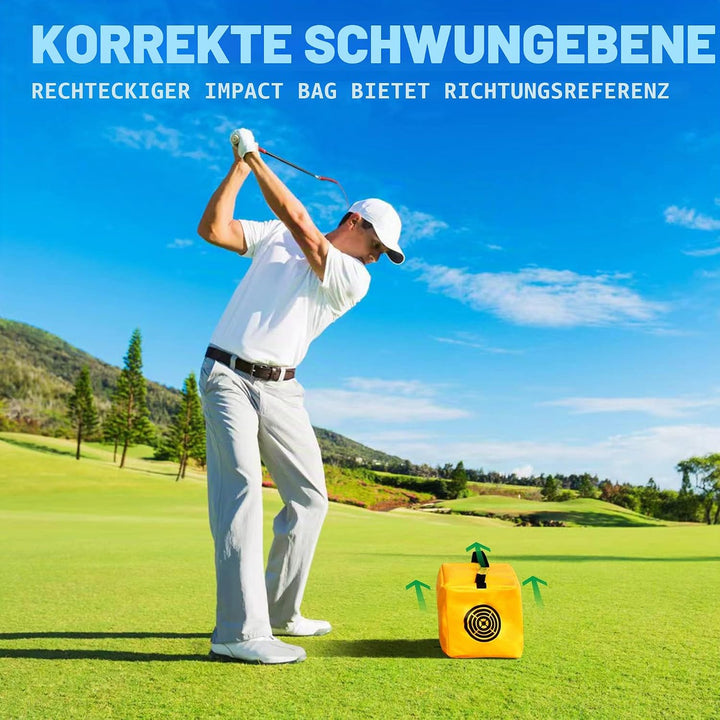 Golf-Schlagsack, wasserdicht, für Schwungübungen | Wasserdichte, verstärkte Schlagtasche für Golfsch