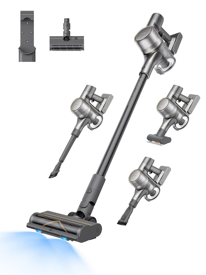 dreame R20 Kabelloser Staubsauger, 190AW Starke Saugkraft, 90min Lange Laufzeit, Schmutzerkennung, L