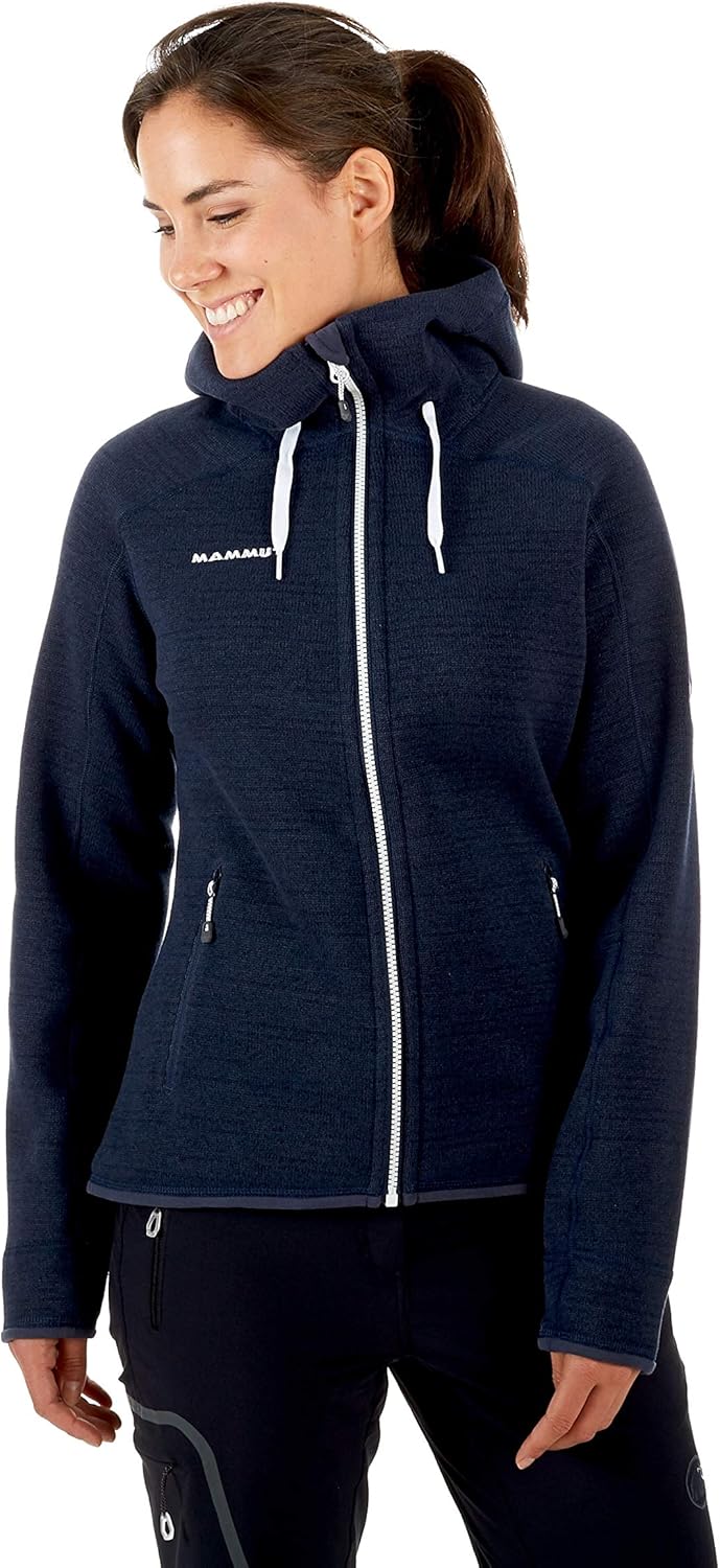 Mammut Damen Trovat Hooded 3in1 Hardselljacke mit Kapuze S Marineblau meliert, S Marineblau meliert