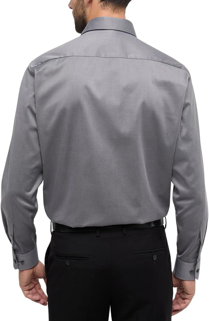ETERNA Male Cover Shirt unifarben Comfort FIT 36 Grau, 36 Grau