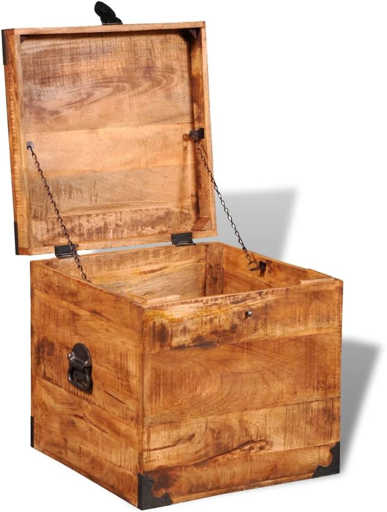 Aufbewahrungstruhe Schatzkiste Schatztruhe Truhe mit Deckel Schatzkiste Holz Holztruhe mit Deckel Tr