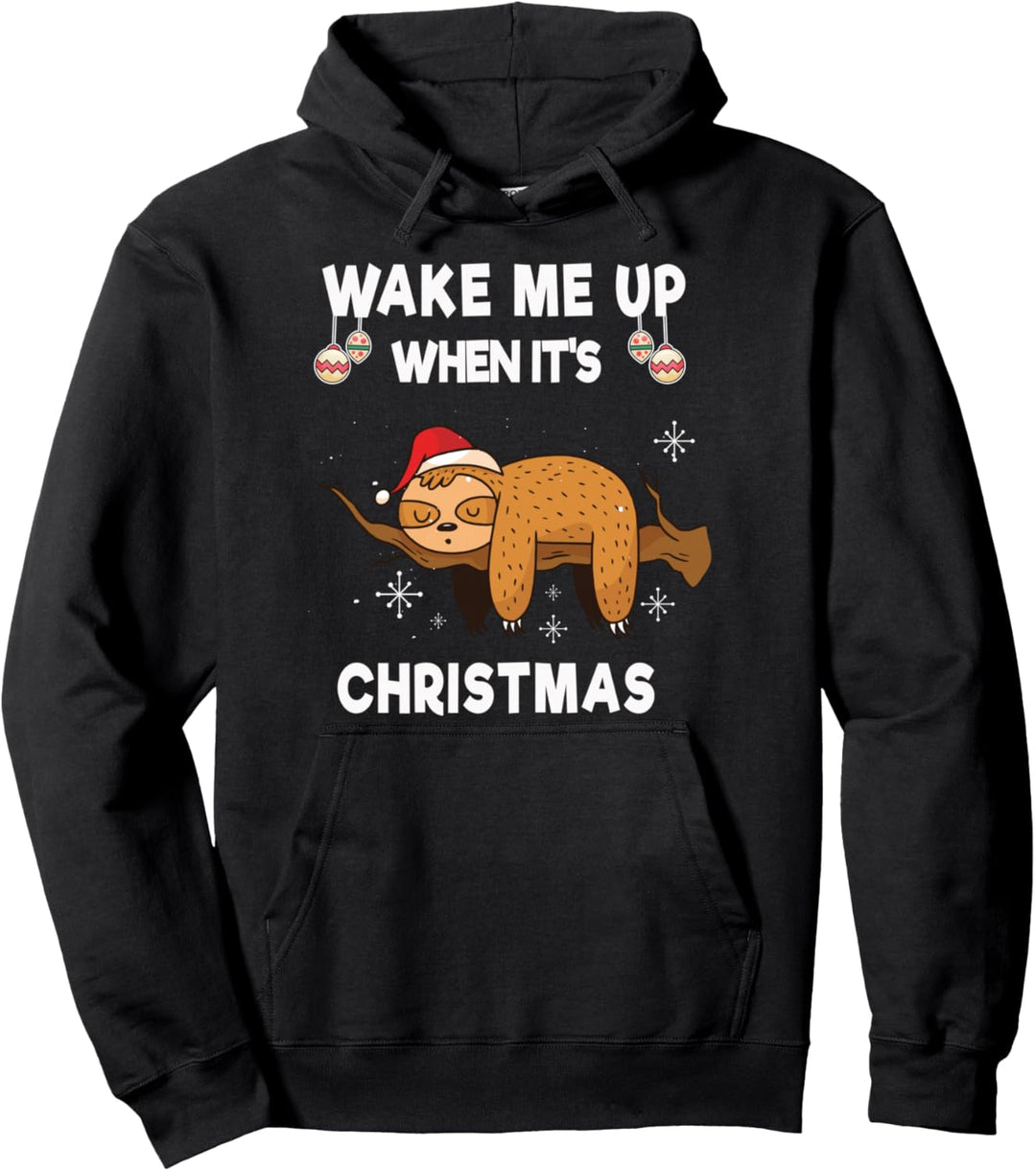 wake me up when its christmas Pullover Hoodie