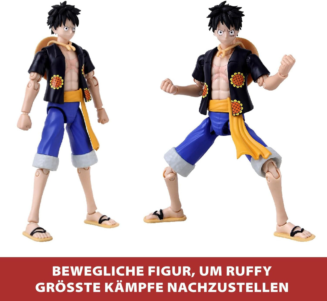 BANDAI – Anime Heroes – One Piece – Anime Heroes Figur 17 cm – Monkey D. Ruffy Dressrosa - 37007 Ruf