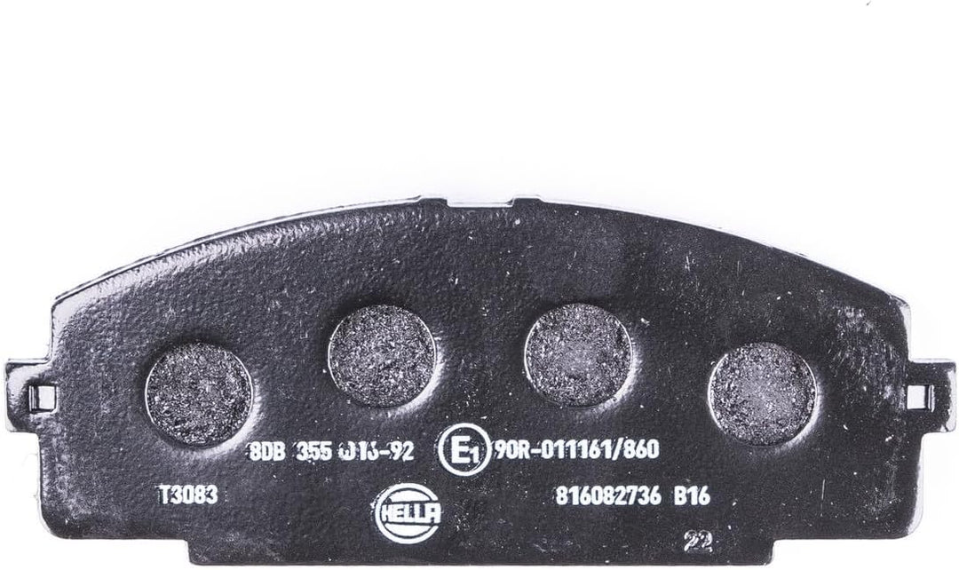HELLA PAGID 8DB 355 016-921 Bremsbelagsatz - T3083 - Dicke/Stärke: 15.5mm - Bremssystem: Sumitomo -
