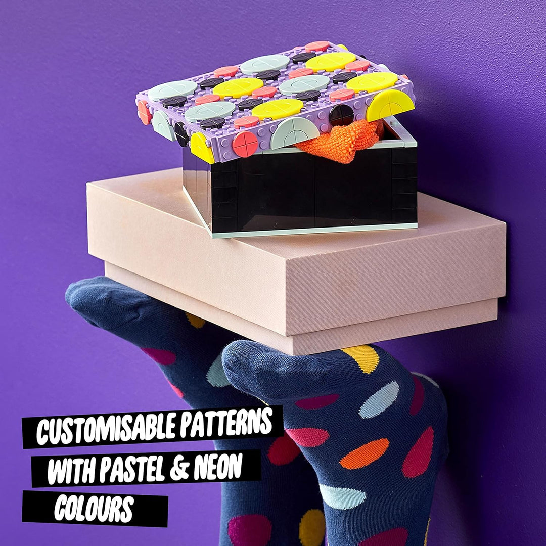 LEGO 41960 DOTS Grosse Box, Bastelset für Schmuckkästchen, Schreibtisch-Organizer oder Kinderzimmer-