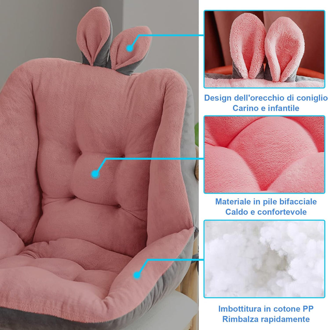 Hppbody Sitzkissen mit Rückenlehne, Steissbeinkissen, Anti-Druckgeschwüre, ergonomisch zur Linderung