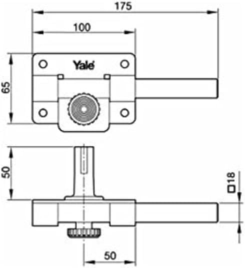 Yale 3010450 Watch, Chrom, 5 Chrom 5 europäischer Zylinder, Chrom 5 europäischer Zylinder