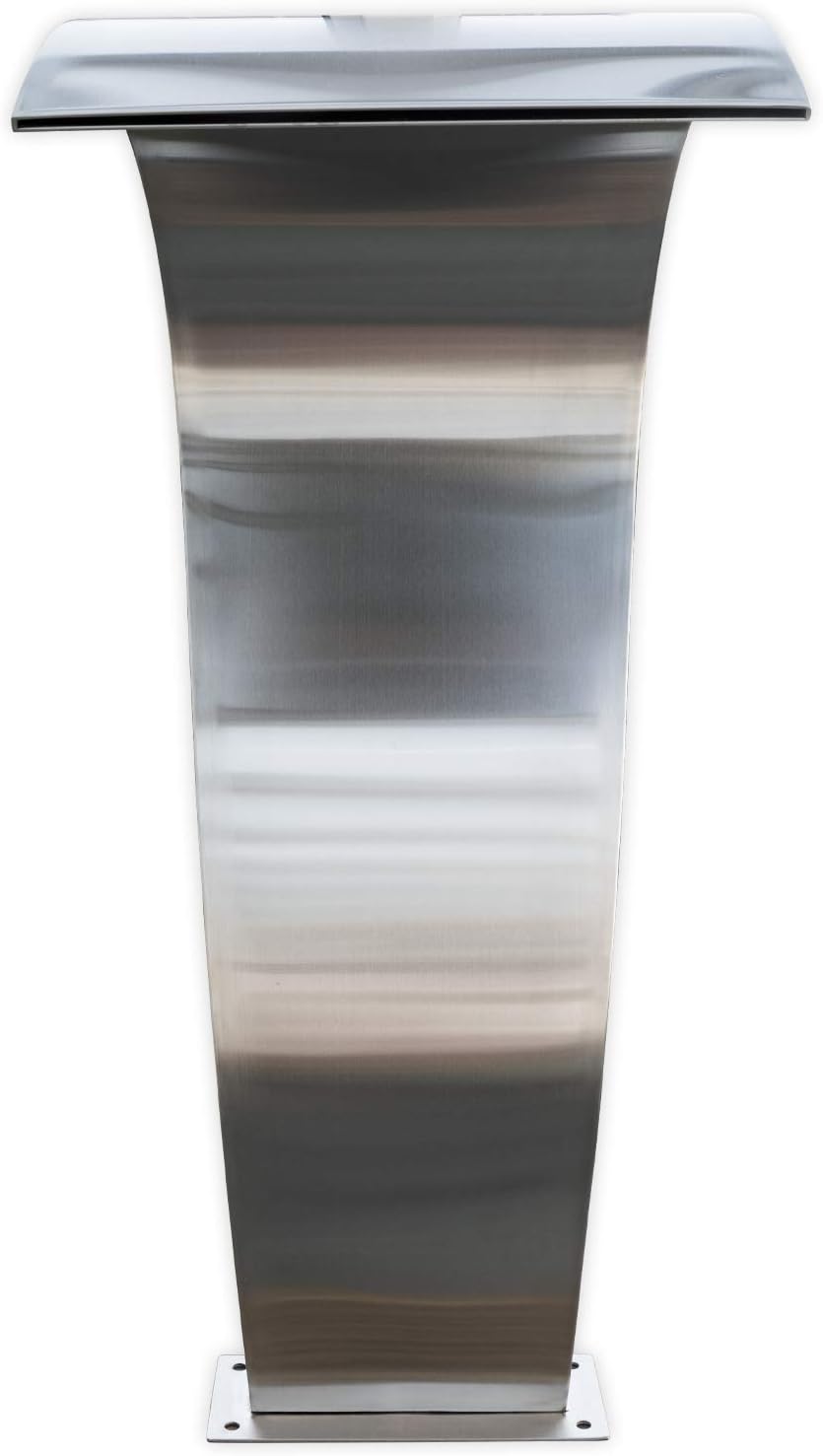 Köhko Pool Brunnen Schwalldusche Edelstahl Höhe ca. 65 cm Wasserschwall für Schwimmbad… 65CM Variati