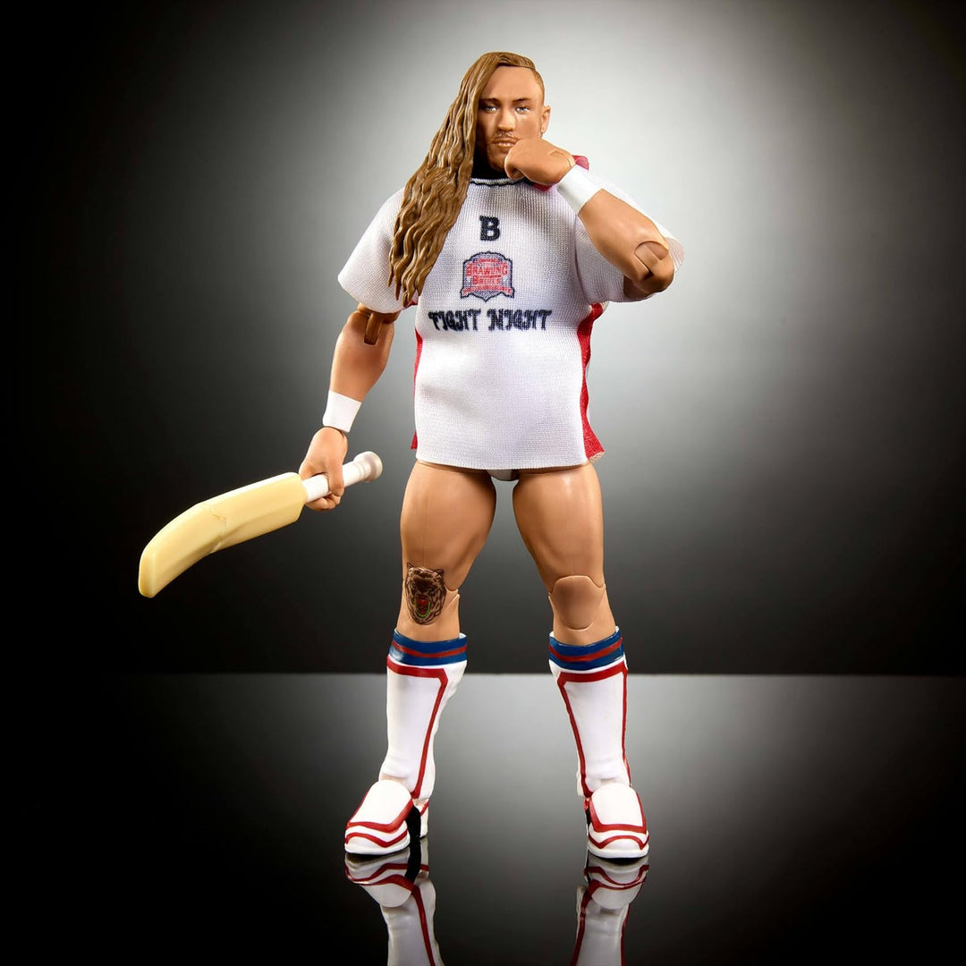 Mattel WWE Elite Actionfigur & Zubehör, Serie #110 Butch, 15,2 cm, Sammlerstück mit 25 Gelenkpunkten