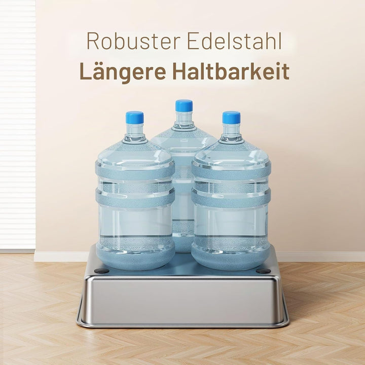 Zarler Edelstahl Katzenklo mit Deckel, 61 L x 40,5 W x 30,5 H cm XL Katzenklo Edelstahl, Katzentoile