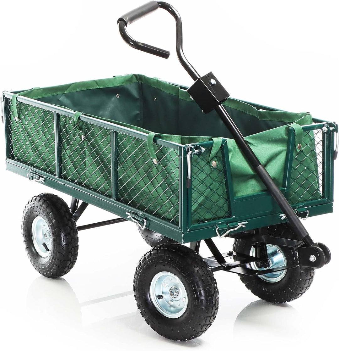 Transportwagen bis 300 kg mit Abnehmbarer Einlegeplane und Ablage