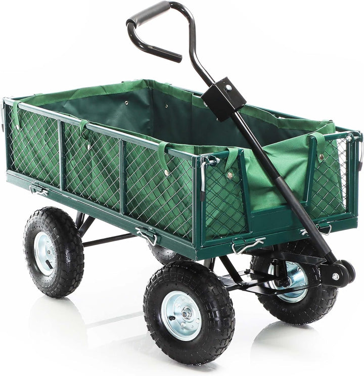 Transportwagen bis 300 kg mit Abnehmbarer Einlegeplane und Ablage