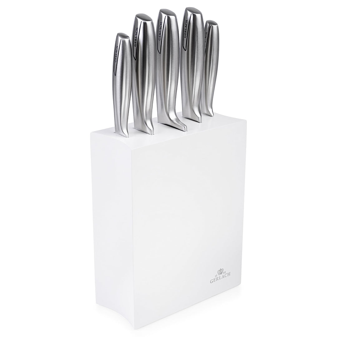 Gerlach G02-0993M-ZENB-05PU-S2S2-01 Messerblock Modern, Edelstahl