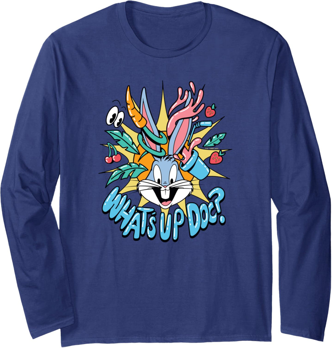 Looney Tunes Bugs Bunny What's Up Doc Langarmshirt