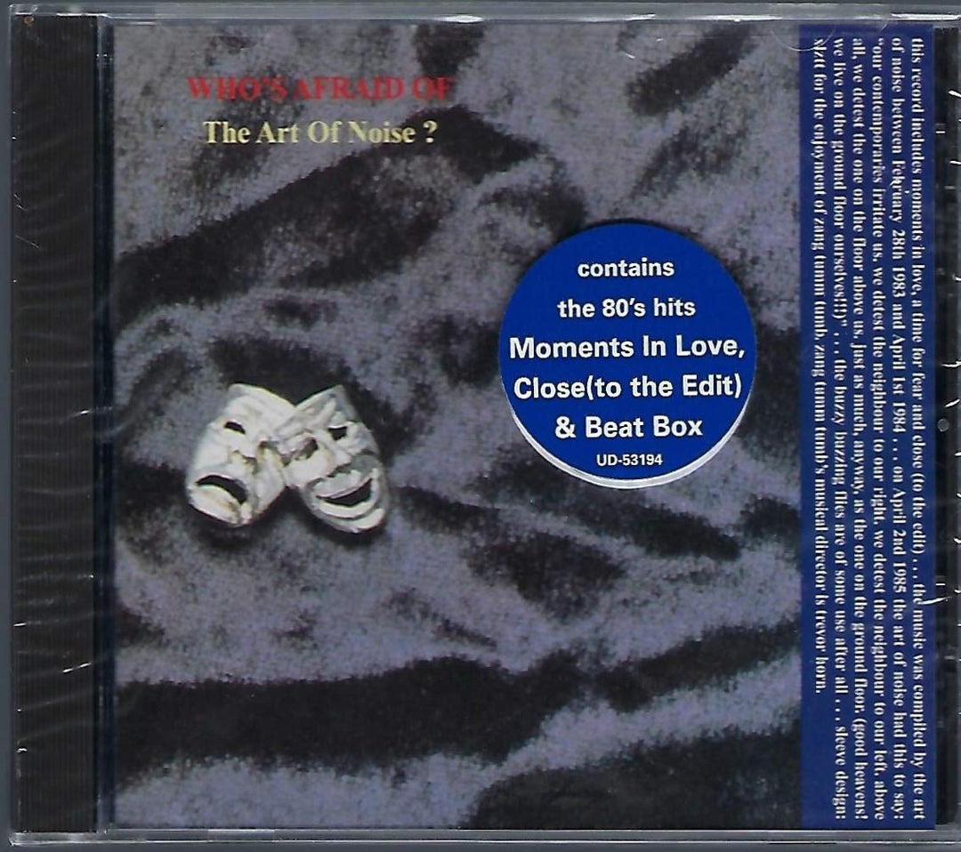 (Who's Afraid of?) The Art of Noise, Audio-CD
