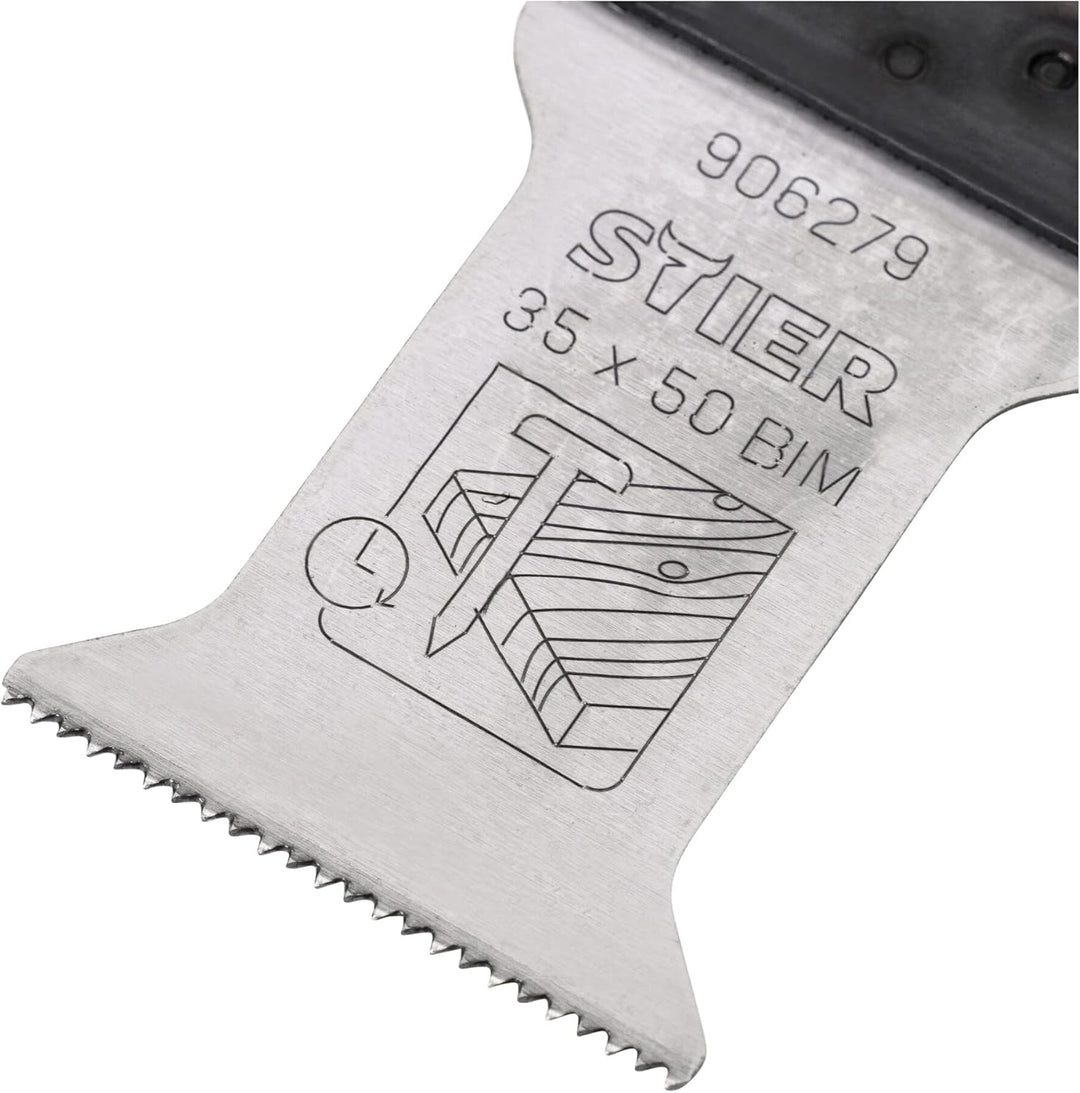 STIER Starlock Multitool Sägeblätter Universal Holz und Nägel 6-tlg | Starlock Multimaster Set | Tau