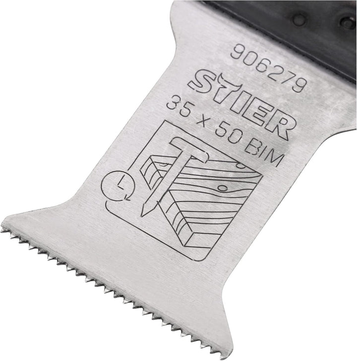 STIER Starlock Multitool Sägeblätter Universal Holz und Nägel 6-tlg | Starlock Multimaster Set | Tau