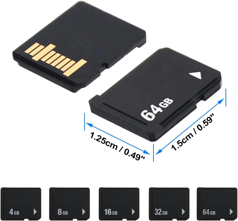 OSTENT 64GB Speicherkarte Stick Speicher für Sony PS Vita PSV1000/2000 PCH-Z041/Z081/Z161/Z321/Z641,