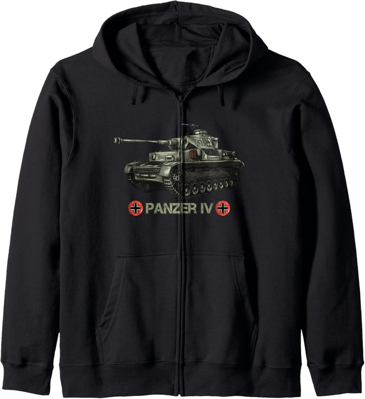 2. Weltkrieg Deutsche Panzer Panzer IV (4) Erinnerungsstücke Kapuzenjacke