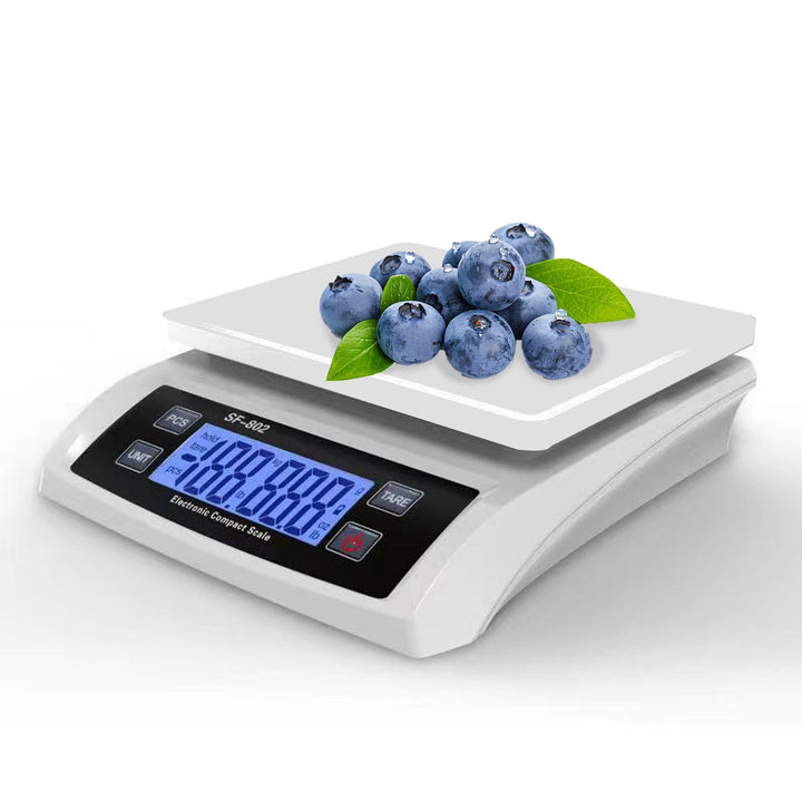 Waage küchenwaage gross Edelstahl Digitalwaage 30 kg Food Scale mit LCD Display Obstwaage Digitale K