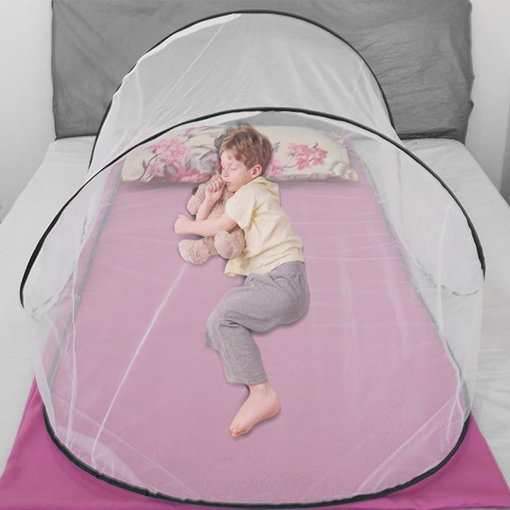 Moskitonetz Reise Pop Up, 200 X 80 X 56 Faltbares Moskitonetz, Einzelnes Familien-Moskitonetzbett, E