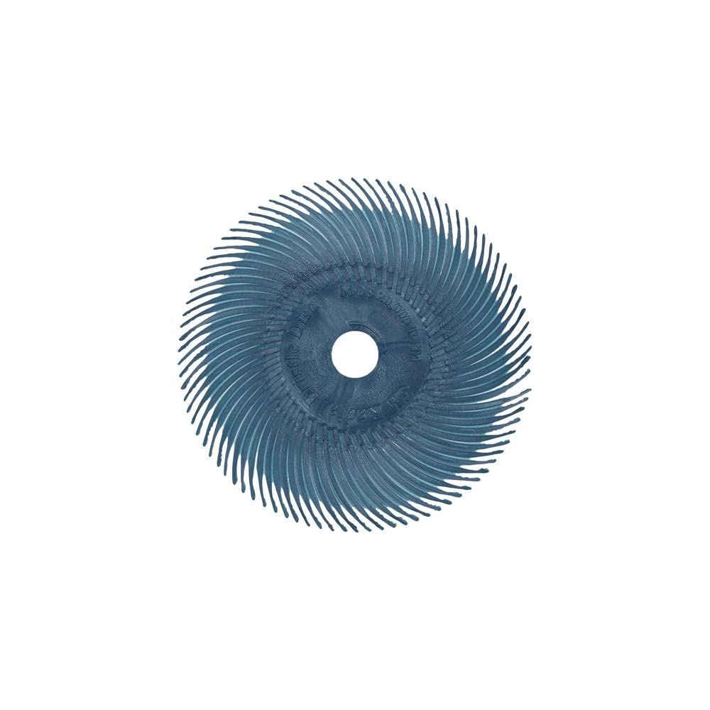 Radialbürstenscheibe RB-ZB Typ C D.75mm K.400 blau 20000min-¹ 3M