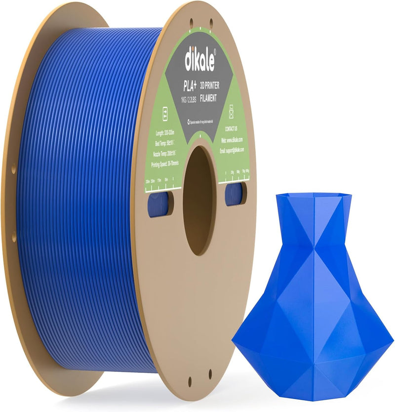 dikale PLA Pro 3D Drucker Filament 1.75mm, sauber gewickelt, 1KG/2.2lbs Spule PLA+ Nachfüllungen, Ma