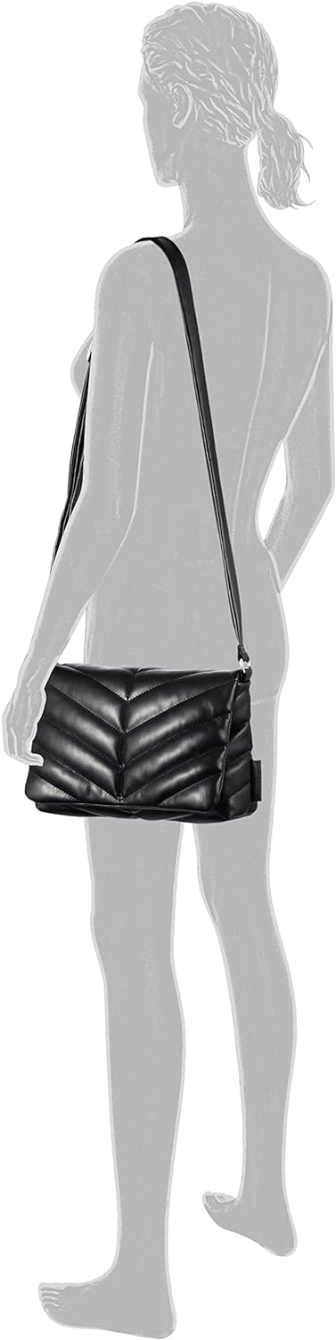 TOM TAILOR- Cate, Damen, Umhängetasche ohne Reissverschluss, M, Schwarz, 29x11x18,5 cm, 29x11x18,5