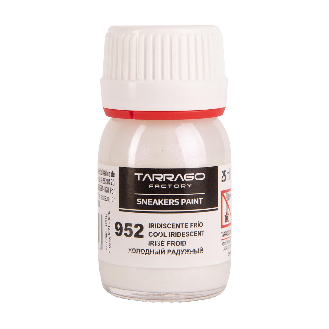 Tarrago color Sneaker Paint Special Effect Cool Iridiscent 952, 25 ml bottle, with brush and sponge,