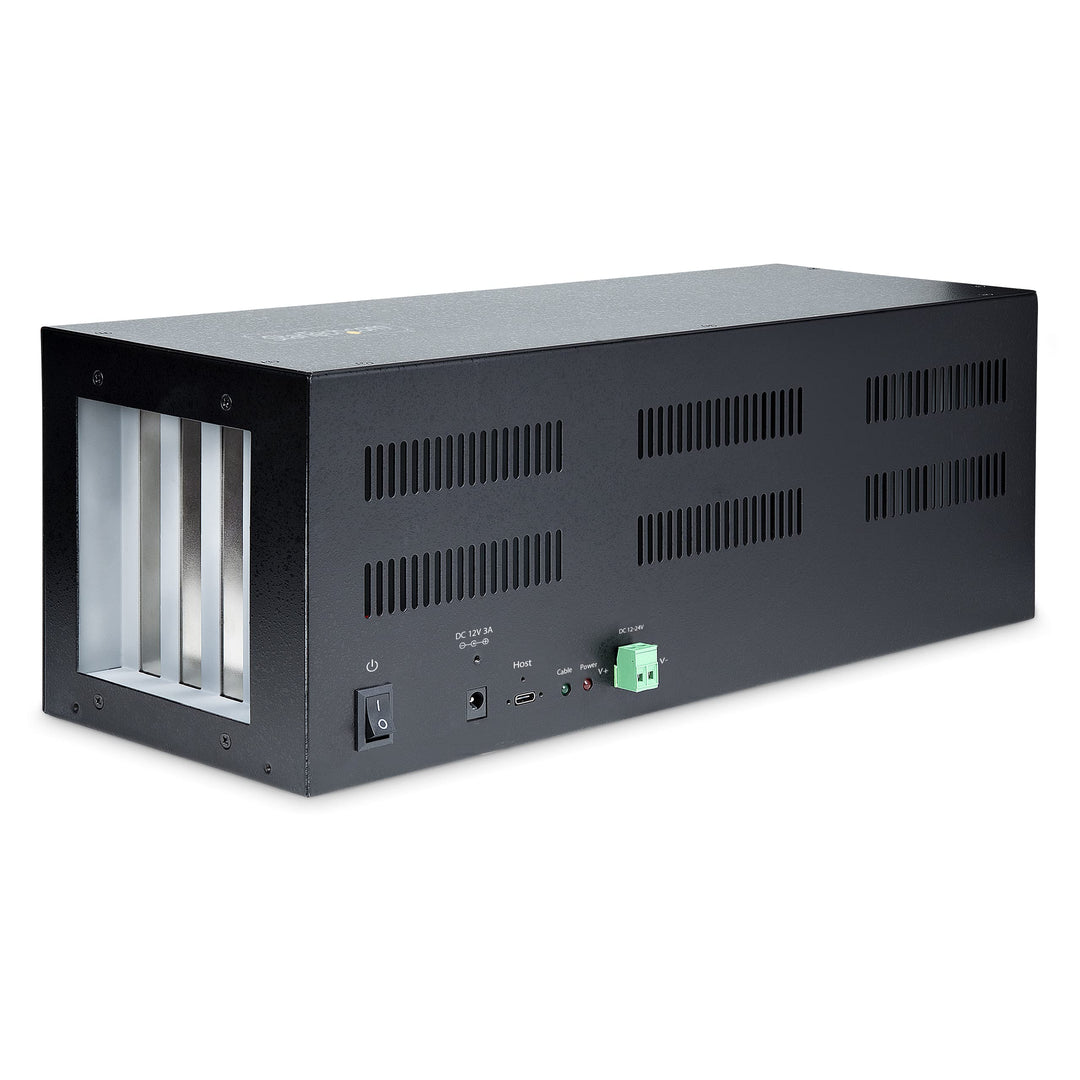 StarTech.com 4-Slot PCI Express Gehäuse, PCIe Erweiterungsbox mit PCIe x2 Hostkarte, PCIe 2.0-10 Gbi