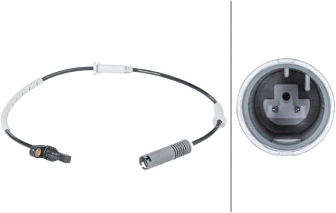 HELLA 6PU 012 679-881 Sensor, Raddrehzahl - 2-polig - Vorderachse - Kabel: 585mm