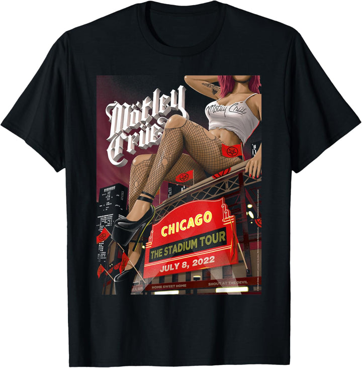 Mötley Crüe - The Stadium Tour Chicago Event T-Shirt