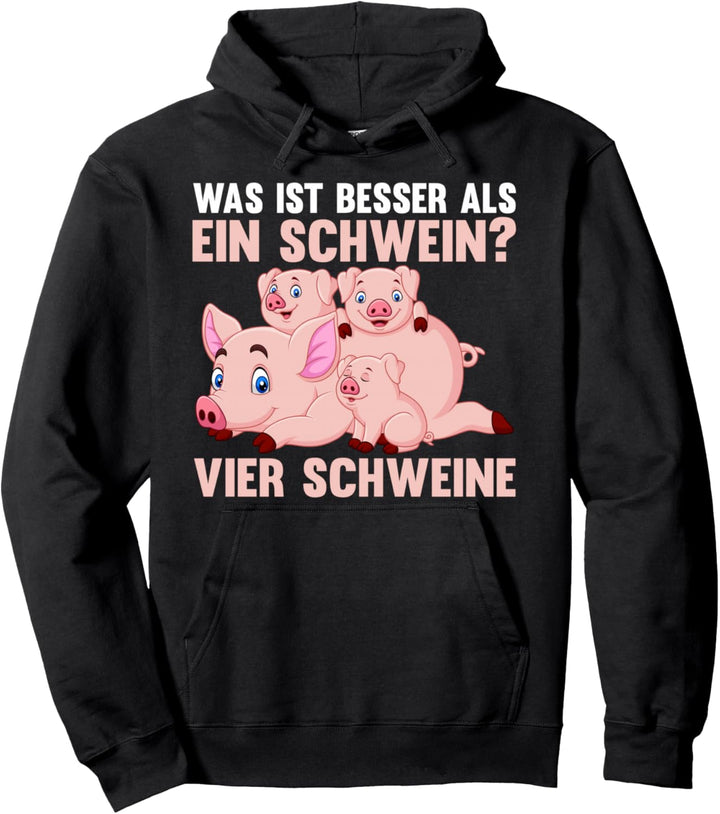 Schwein Schweinbesitzer Bauer Landwirt Schweine Pullover Hoodie