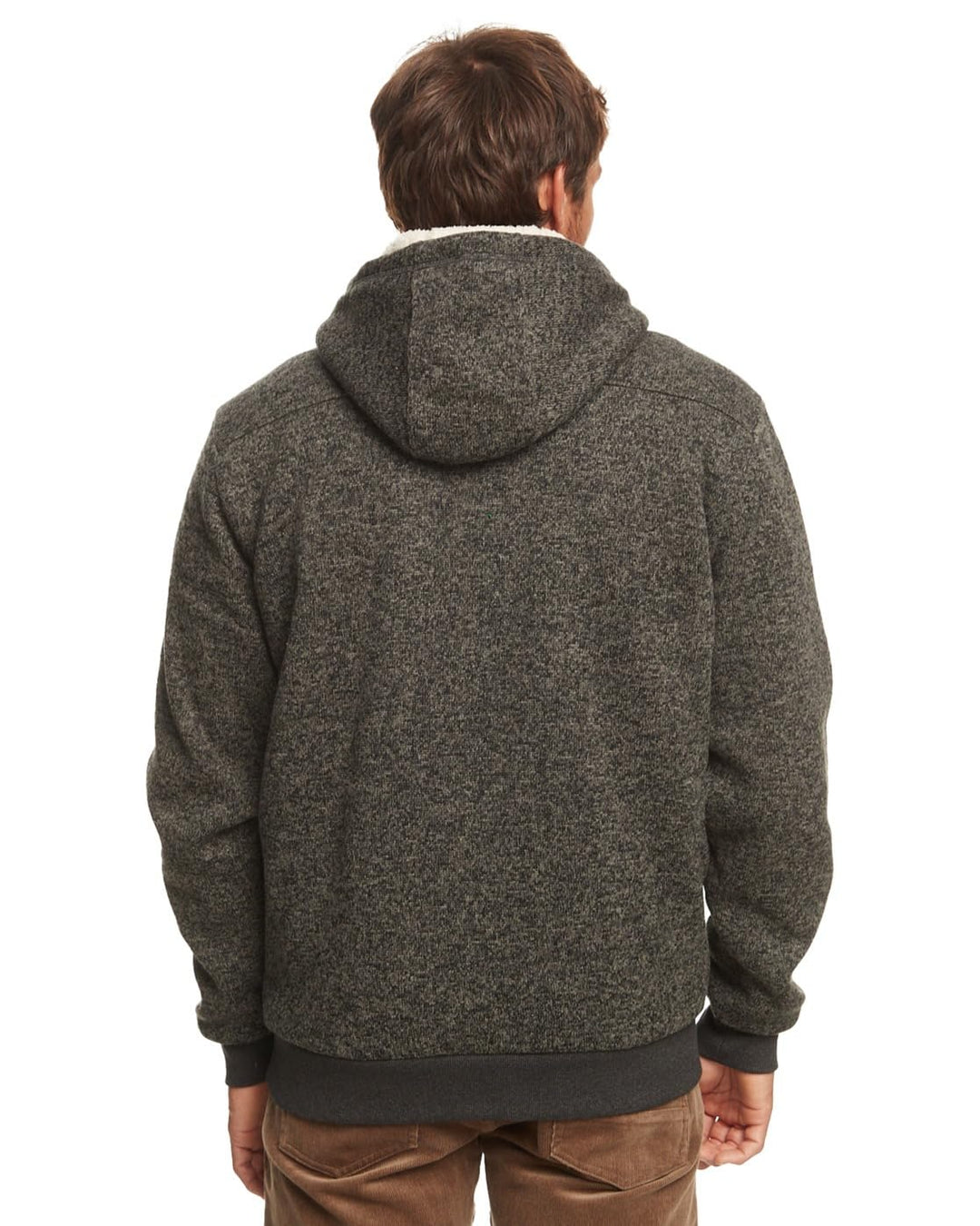 Quiksilver Herren Keller Sherpa Sweatshirt (1er Pack) L Dark Grey Heather, L Dark Grey Heather