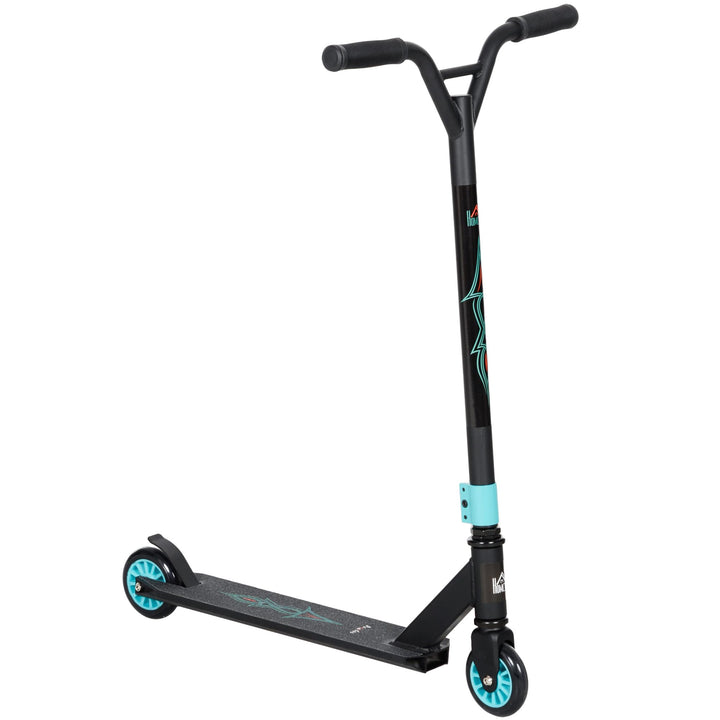 HOMCOM Stunt Scooter, Funscooter, Stuntscooter mit ABEC 9 Kugellagern, Kickscooter mit 100 mm Kunstl