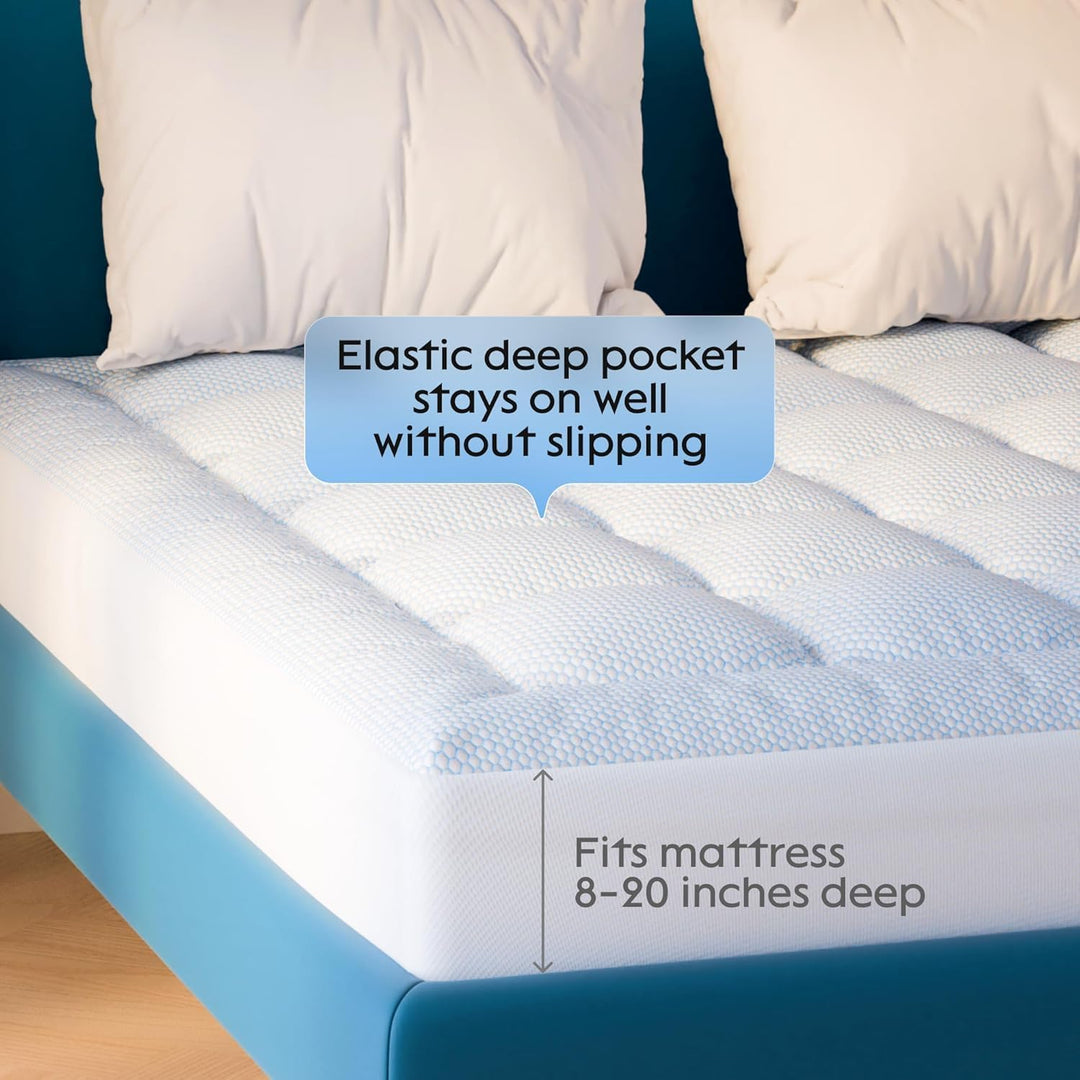 Cooling Mattress Topper 160x200 cm Kühlung 160x200, Kühlung 160x200