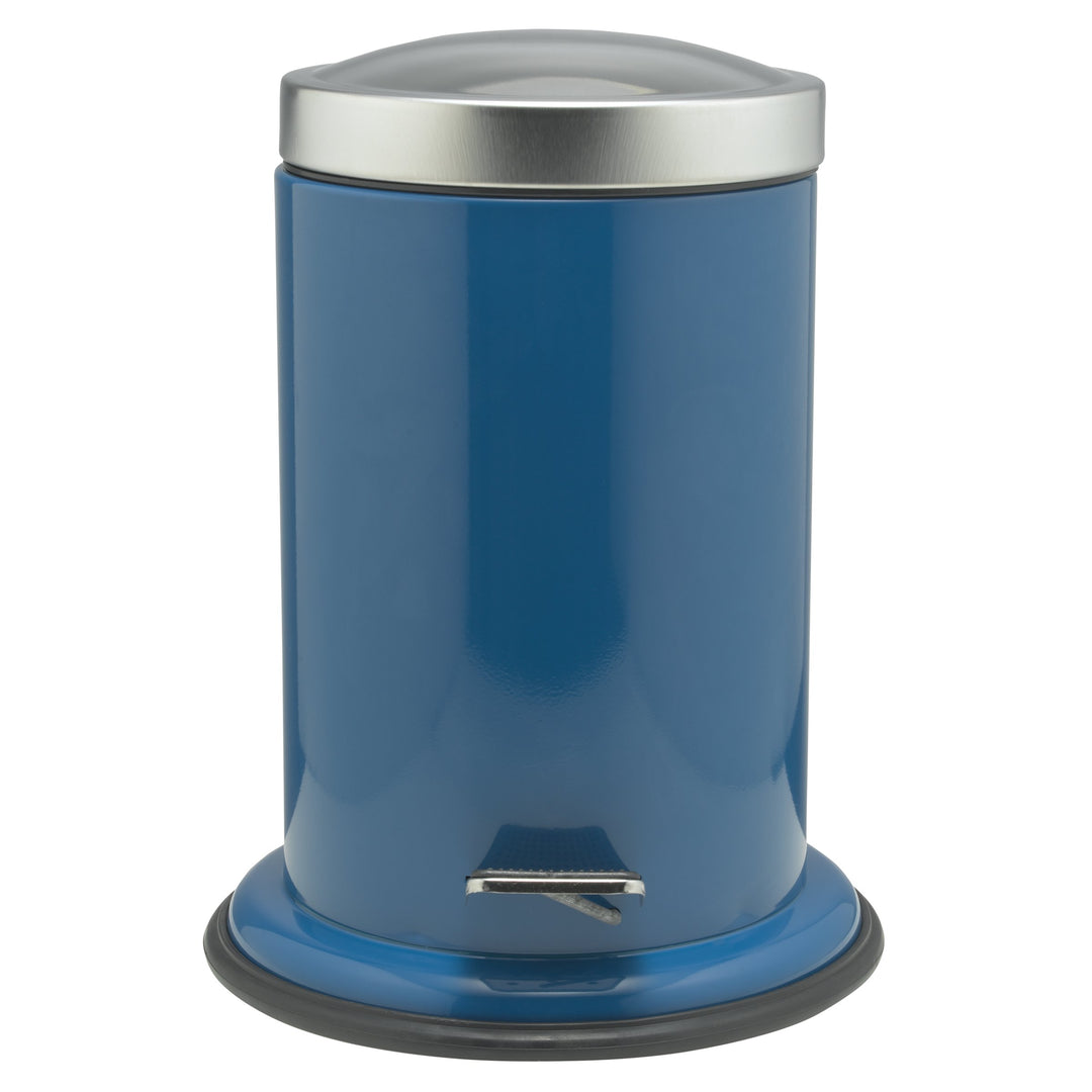 Sealskin Abfalleimer Acero, Kosmetikeimer aus Edelstahl, Farbe: Blau, Inhalt: 3 L, Blau