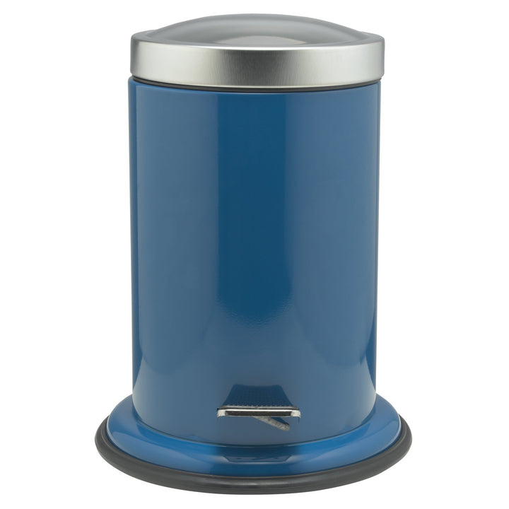 Sealskin Abfalleimer Acero, Kosmetikeimer aus Edelstahl, Farbe: Blau, Inhalt: 3 L, Blau