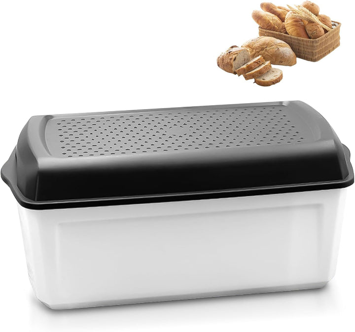 SUNOYA Brotkasten, Brotbox Mit Luftloch, Brotkasten Mit Grosser Kapazität, Lebensmittelecht Brot Bre