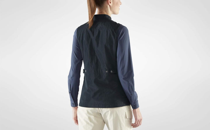 Fjällräven Damen Travellers Mt Vest W Westen XS Dunkelblau, XS Dunkelblau