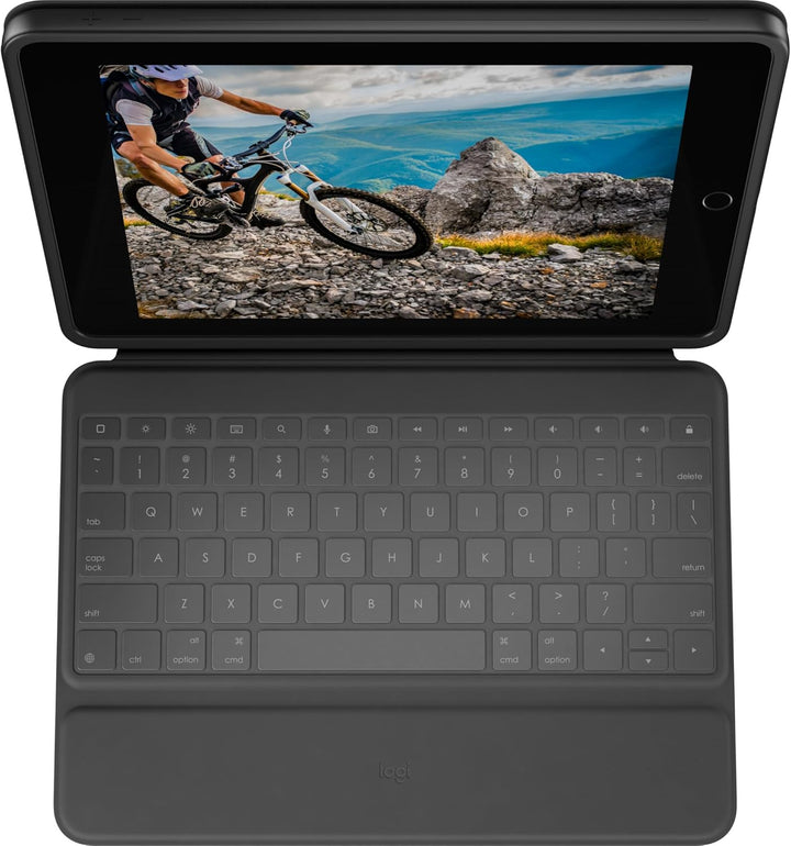 Logitech Rugged Folio für iPad (7., 8. und 9. Generation) – Schutzcase mit Smart Connector und strap
