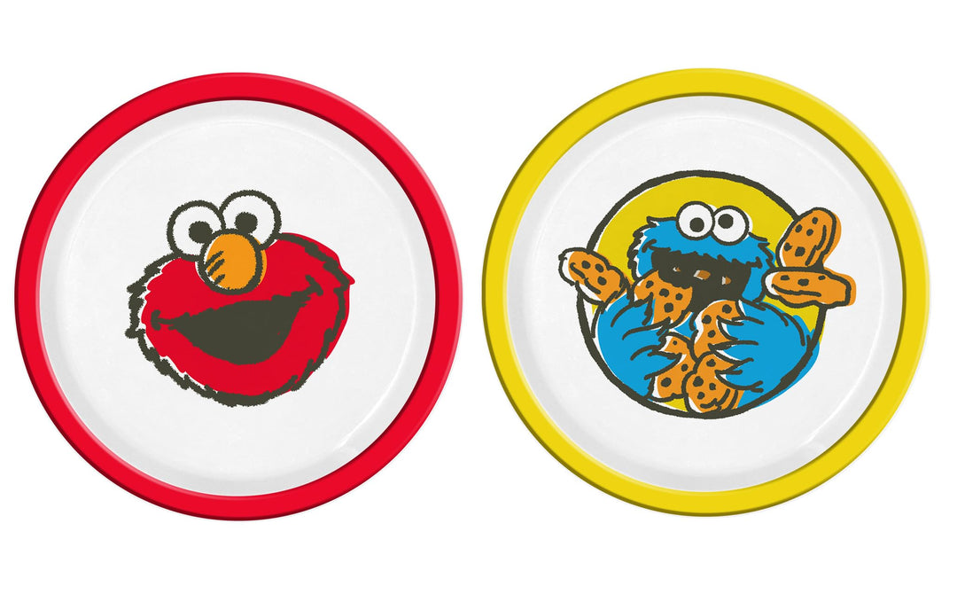 GEDALABELS Teller Sesamstrasse vintage kids PP 2er Set 21,5cm